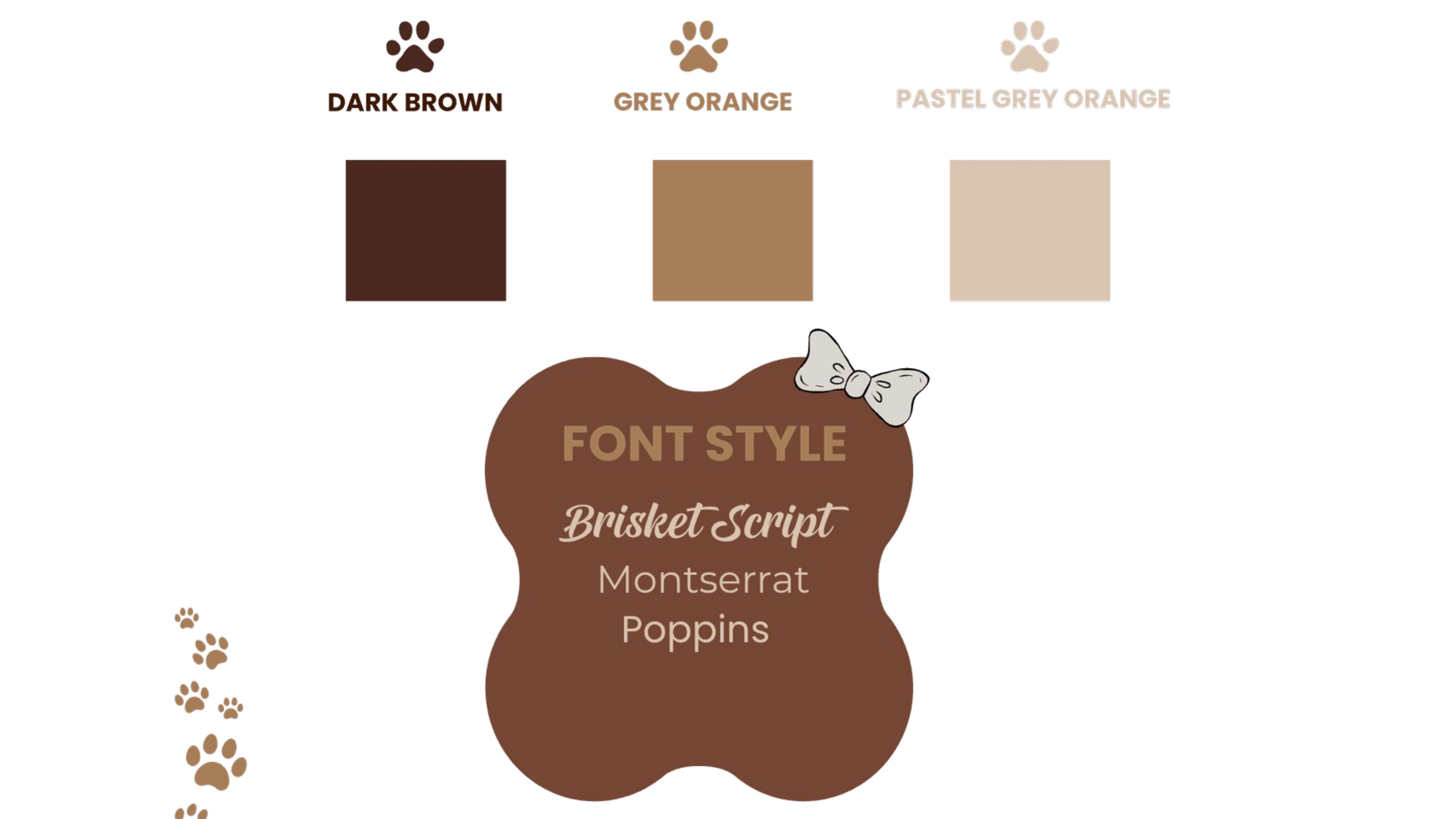 Branding deliverable from the Furfect Nest & Nook project