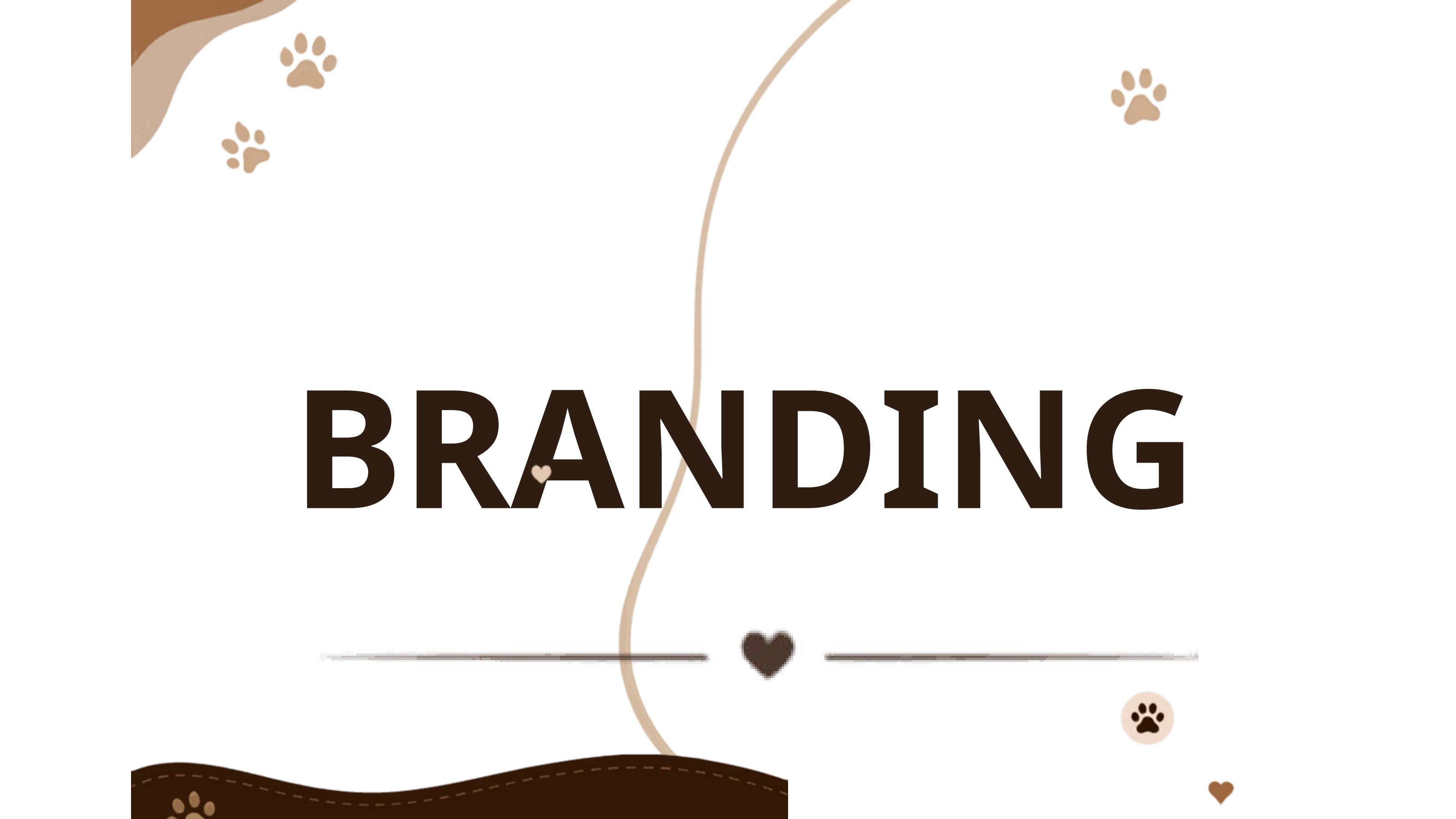 Branding deliverable from the Furfect Nest & Nook project